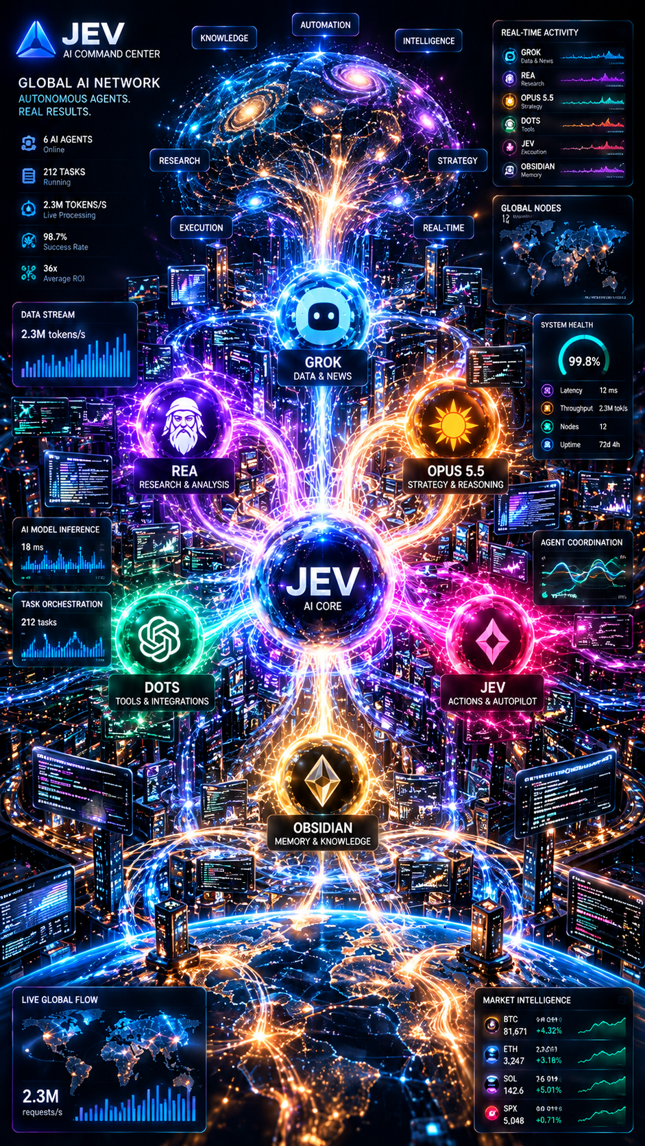 JEV Orchestration Dashboard